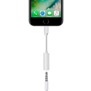 Apple Adaptador Lightning para Mini Jack 3.5mm Fêmea