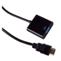 Adaptador Gembird HDMI a VGA - Resolución Máxima 1920 x 1080 @60 Hz - Convertir Señal Digital HDMI en Salida Analógica VGA - Conector HDMI Máximo Admitido: V. 1.4 - Ítem