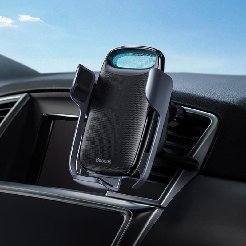 Baseus Milky Soporte Smartphone para Coche Cargador Inalámbrico 15W - Ítem5