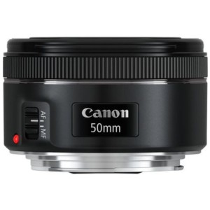 Canon EF 50mm f / 1.8 STM Black - Lens for Canon
