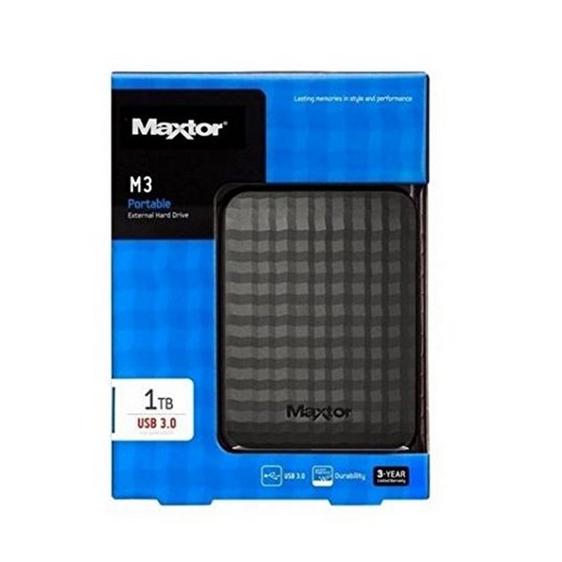 External hard drive 1TB Maxtor M3 Portable USB 3.0 - Ítem2