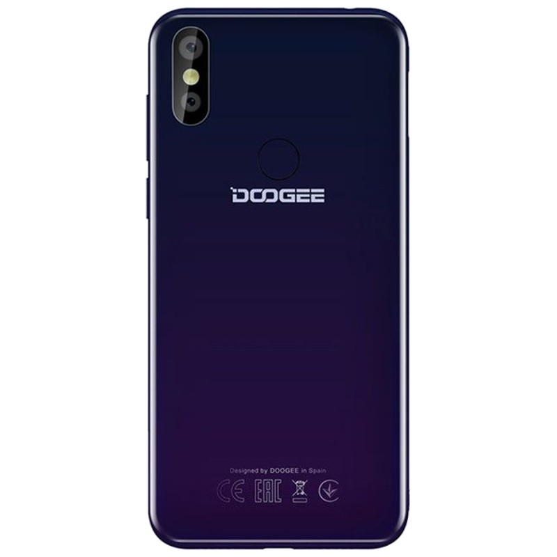 Doogee Y8 3Go/16Go avec écran bord à bord et encoche goutte, bords fins, affichage nocturne étoilé vibrant, design noir élégant et compact - Ítem1