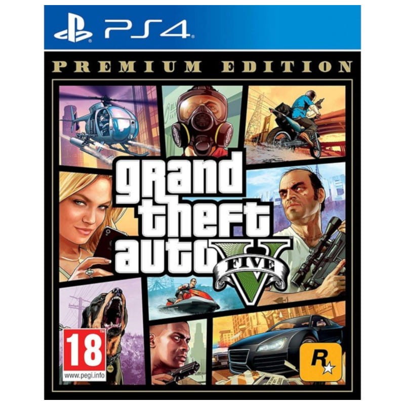 Grand Theft AutoV Premium Edition PS4