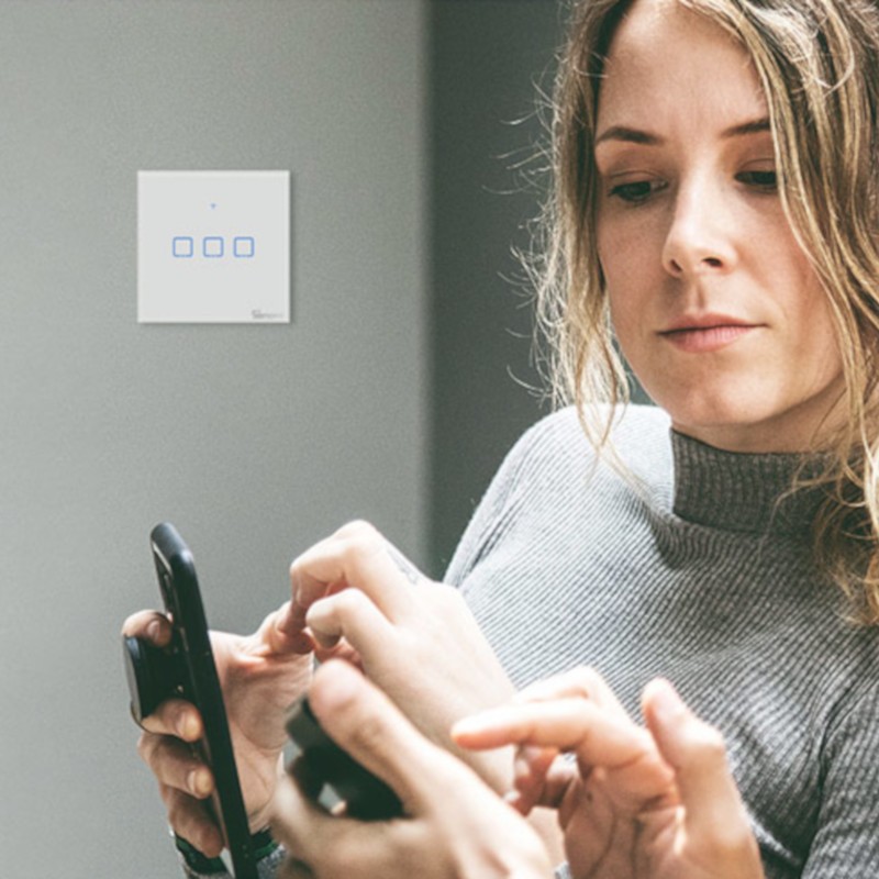 Interruptor Táctil Sonoff T1 3C WiFi - Ítem2