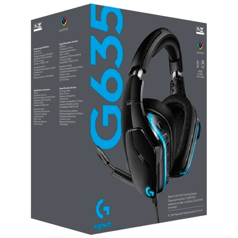 Logitech G635 7.1 - Fones de ouvido para jogos - Item5