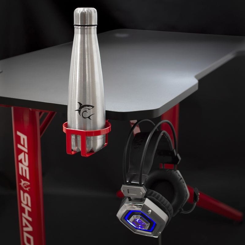 Mesa Gaming White Shark Fire Shadow - Ítem4