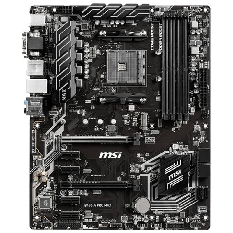 Placa base MSI B450-A Pro Max AM4 - Ítem1