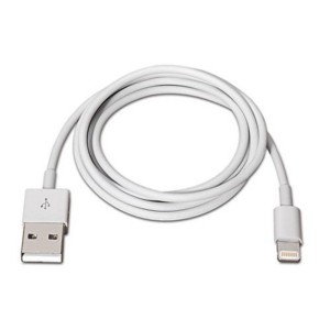 Nanocable MINI CARGADOR USB PARA IPOD IPHONE,5V-1A, BLANCO