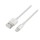 Nanocable Lighting Iphone vers USB - Couleur blanche - Charge les appareils Apple - Port Lightning - USB 2.0 - Transfert de données - 1 mètre de longueur - iPod, iPad et iPhone - Ítem1