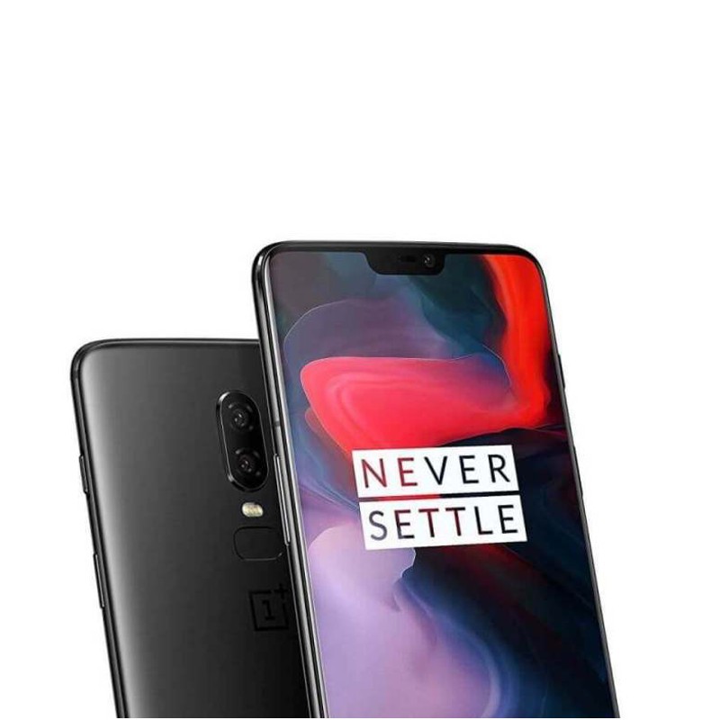Oneplus 6 6Go/64Go Mirror Black avec écran bord à bord, encoche frontale discrète et bordures fines, façade noire brillante élégante - Ítem2