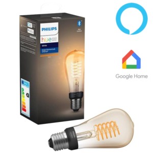 Philips Hue White LED Edison 9.5W ST64 E27 Blanc chaud - Ampoule connectée