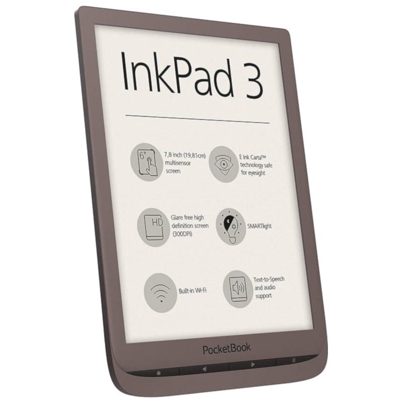 PocketBook InkPad 3 - eReader - Ecrã 7.8 tactil - 8GB - Wifi - Castanho - PB740-X-WW - Item2
