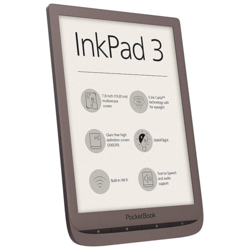 PocketBook InkPad 3 - eReader - Pantalla 7.8 tactil - 8GB - Wifi - Marrón - PB740-X-WW - Ítem2