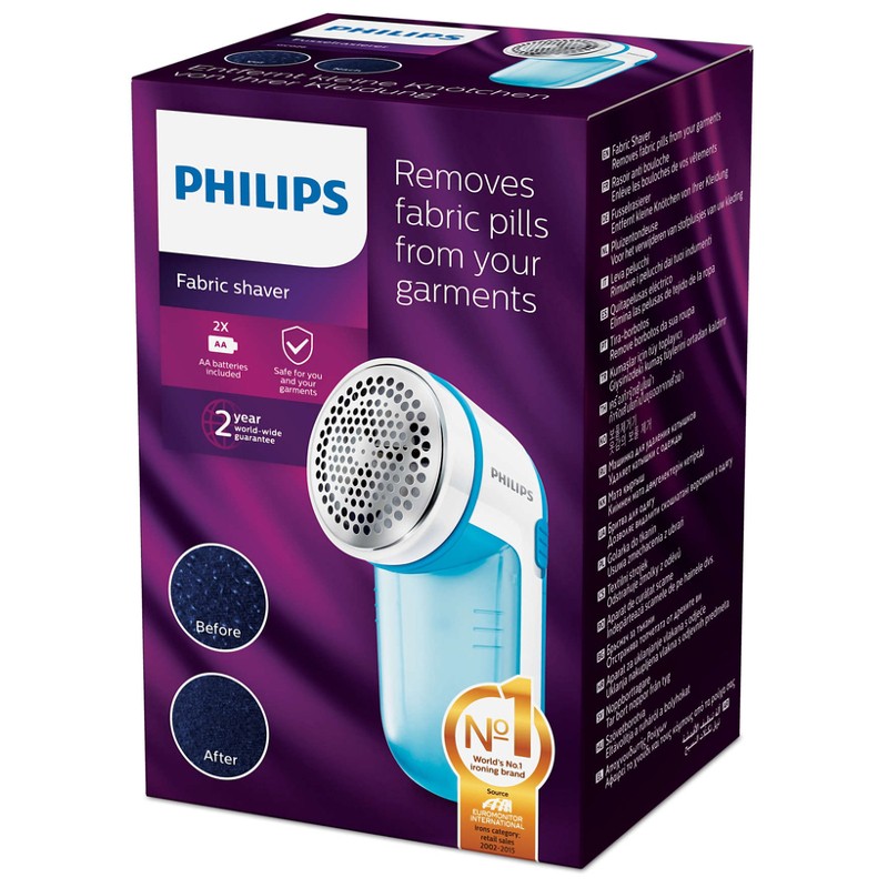 Removedor de pêlos de tecido Philips Shaver GC026 / 00 azul - Item2