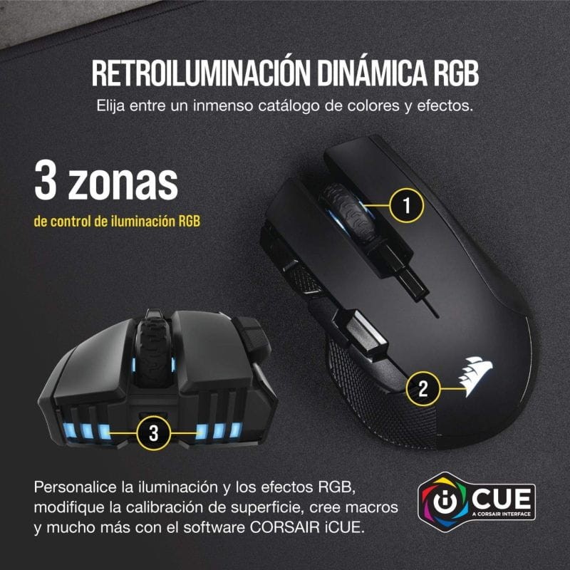 Rato Gaming Corsair Ironclaw RGB -18000DPI - Item12