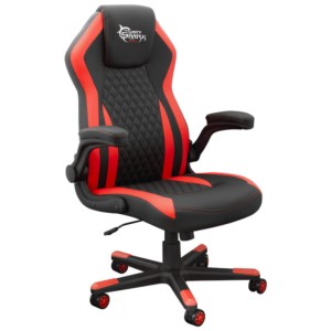 Gaming Chair White Shark Dervish Black / Red