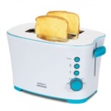 Tostadora Cecotec Toast & Taste 2S - Tostadora de pan con capacidad para dos tostadas. Incluye pinzas para las tostadas. 850 W de potencia y 7 posiciones de tostado, función descongelar y función recalentar. Sistema de extraelevación, amplia bandeja. - Ítem