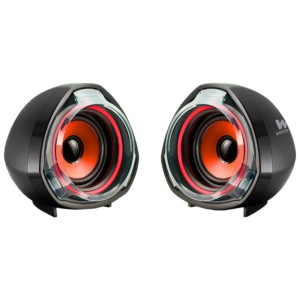 Colunas Multimédia 2.0 USB Woxter Big Bass 70 Red