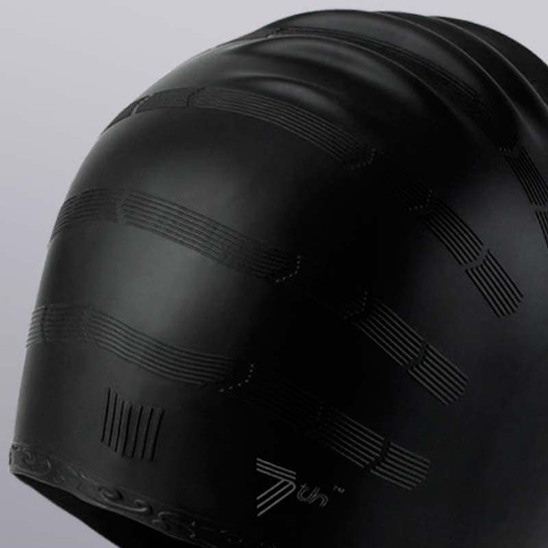 Xiaomi 7th Touca Piscina Silicone Preto Extra-grande - Item1