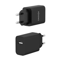 Aisens High Efficiency Charger 10.5W 1xUSB Black vue avant et arrière
