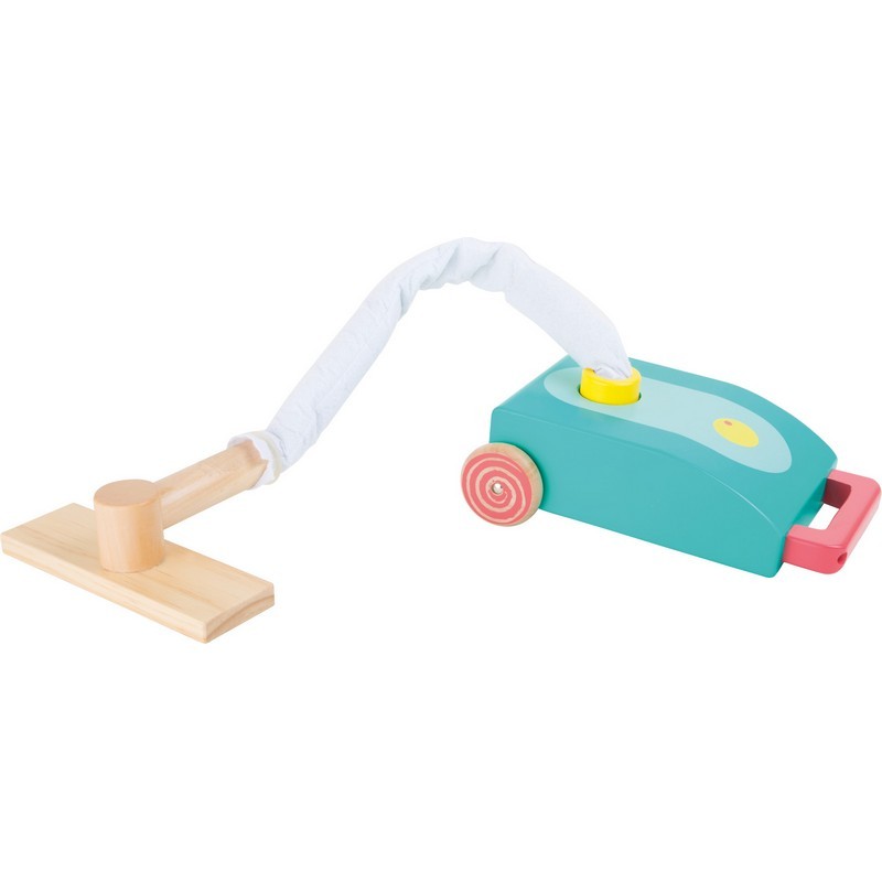 Aspiradora infantil de madera