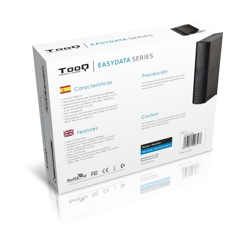 Caixa HDD/SDD 3.5
