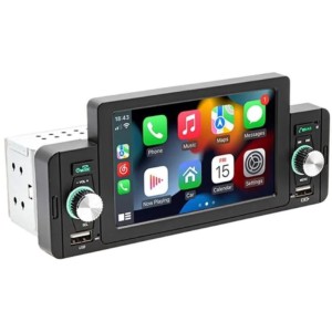 SWM 160C Bluetooth/Carplay/USB Negro - Autorradio 1 DIN