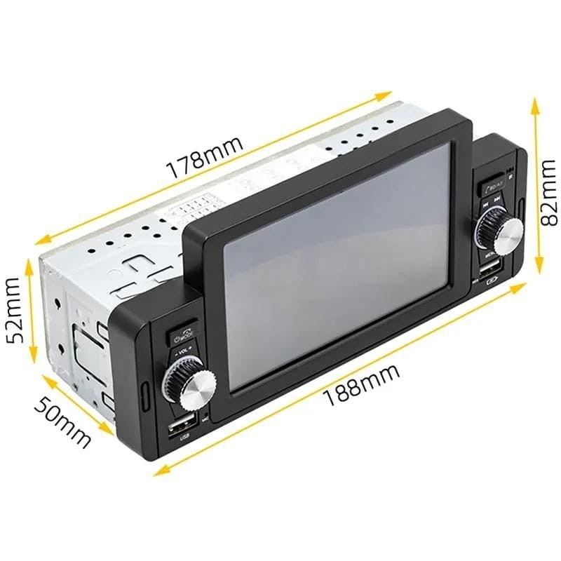 SWM 160C Bluetooth/Carplay/USB Preto - Autorádio 1 DIN - Classe A Refurbished - Item3