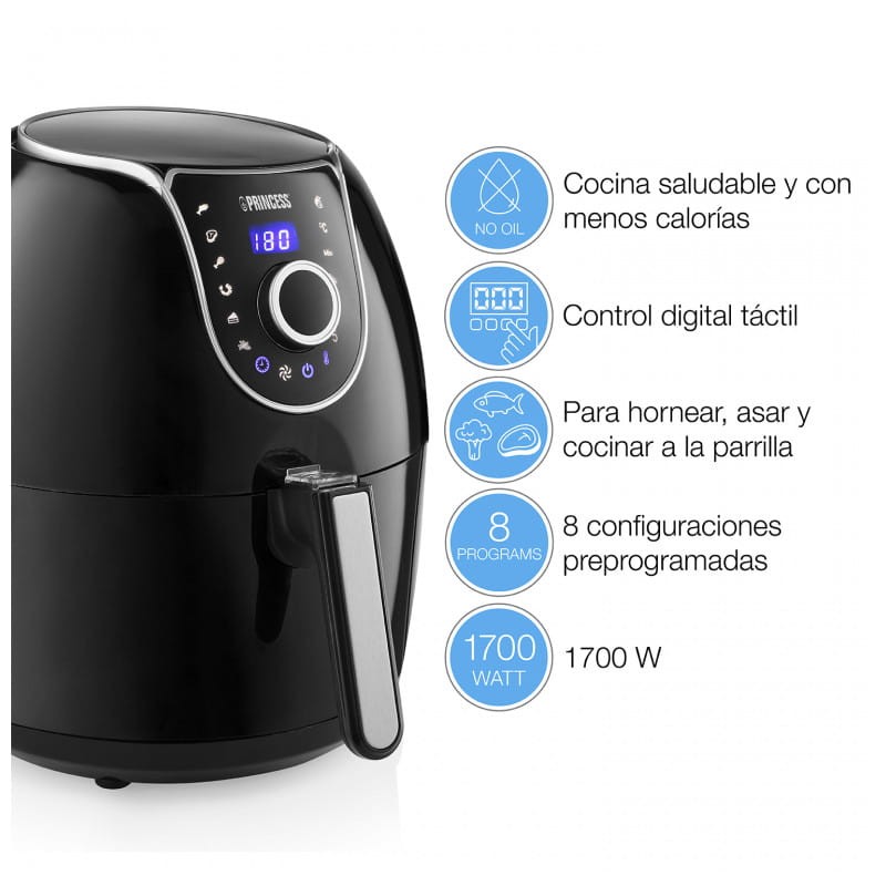 Princess 182055 Air Fryer XXL 1700 W 5,2 L Preto - Air Fryer - Item2