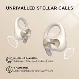 Imagen de los 4 micrófonos de 1More Fit SE Open TWS Blanco - Auriculares Bluetooth