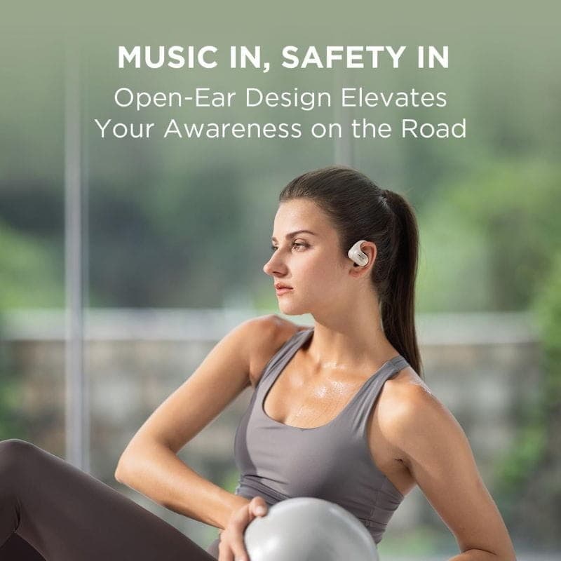 1More Fit SE Open TWS Blanco - Auriculares Bluetooth seguros