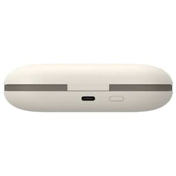 Detalle del puerto de carga de la base de los 1More Fit SE Open TWS Blanco - Auriculares Bluetooth
