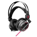 1More Spearhead VR Gaming 7.1 - Auriculares Gaming - Auriculares vistos de frente; iluminación LED roja - Ítem