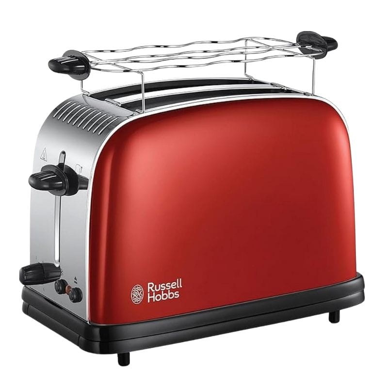 Torradeira Russell Hobbs 23330-56 1670 W Preto Vermelho Aço inoxidável - Item