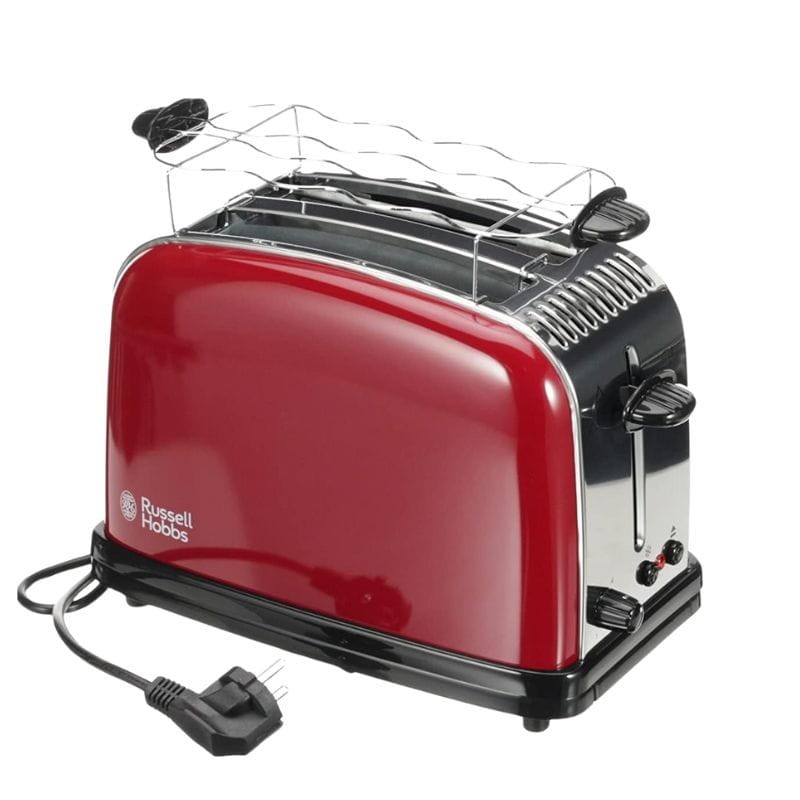 Torradeira Russell Hobbs 23330-56 1670 W Preto Vermelho Aço inoxidável - Item1