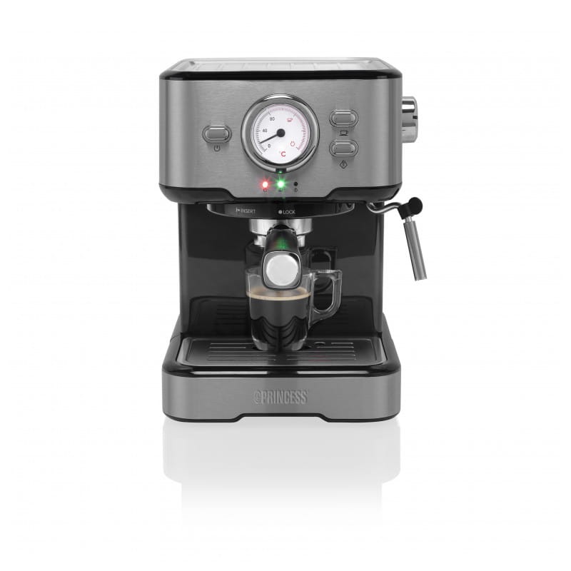 Princess 249412 Manual 1100W 1,5L Noir, Acier inoxydable - Cafetière Espresso - Ítem3