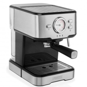 Princess 249412 Manual 1100W 1,5L Negro, Acero inoxidable - Cafetera Espresso