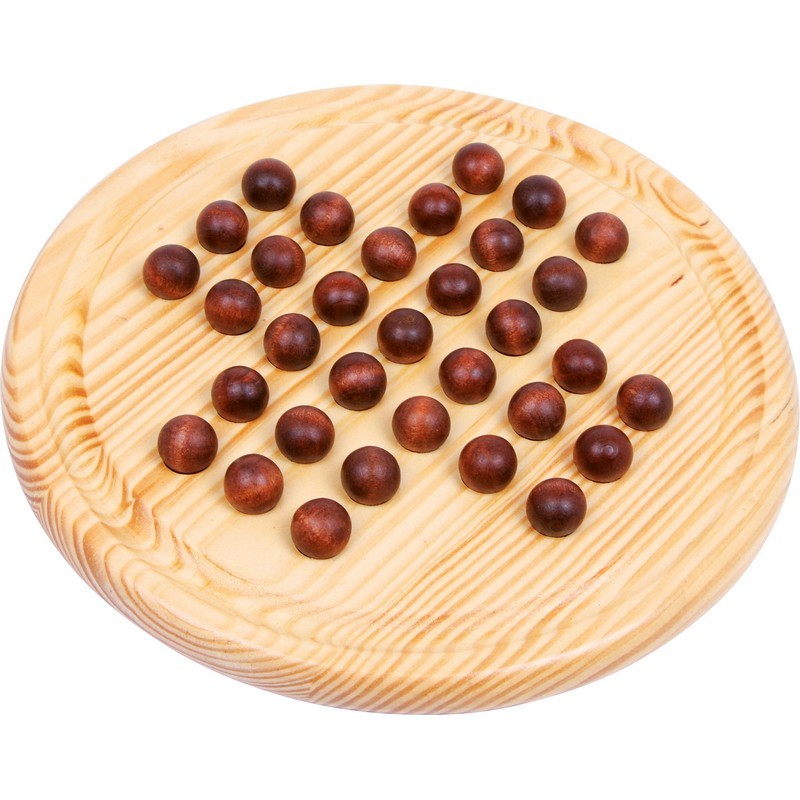 Solitario Bola de madera
