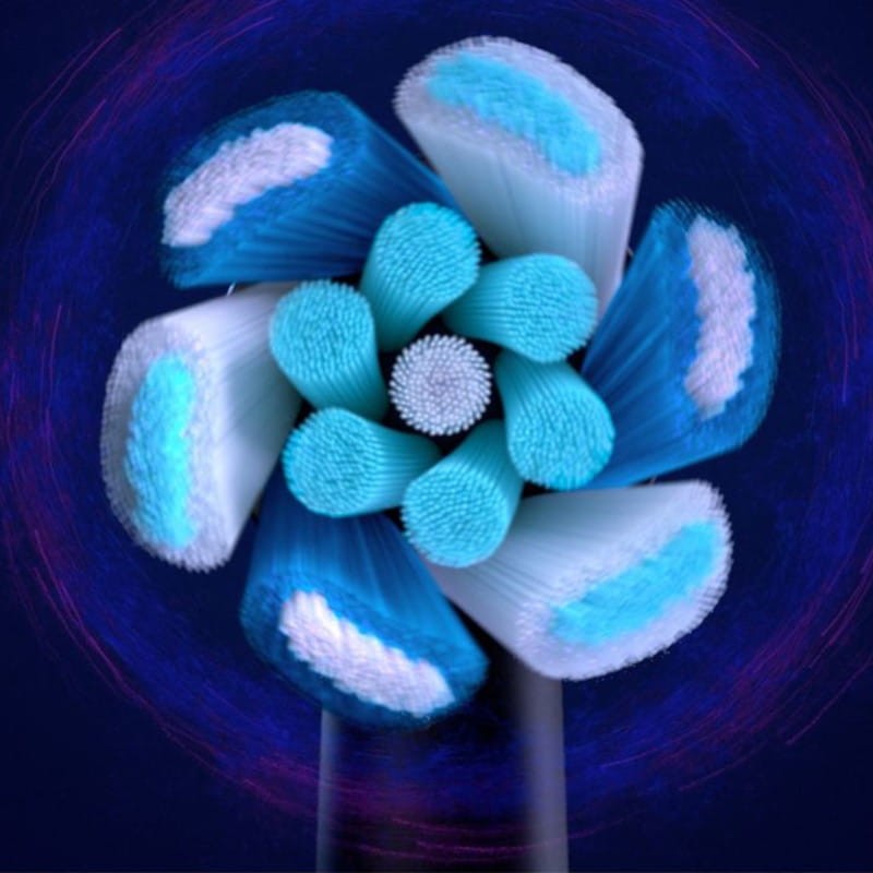 2 x Recharges de Tête de Brosse Braun Oral-B iO Ultimate Clean Noir - Ítem4