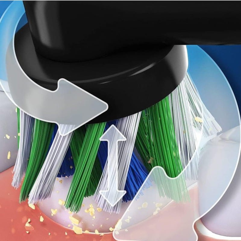 Lot de 2 brosses à dents Oral-B Pro 3 3900 Noir et Rose - Ítem2