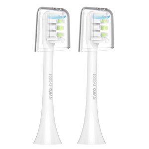 2x Recambio Xiaomi SOOCAS X1 Electrical Toothbrush - Recambios Compatibles con Cepillos SOOCAS - Sistema 3D - Certificación FDA - 0.152 mm