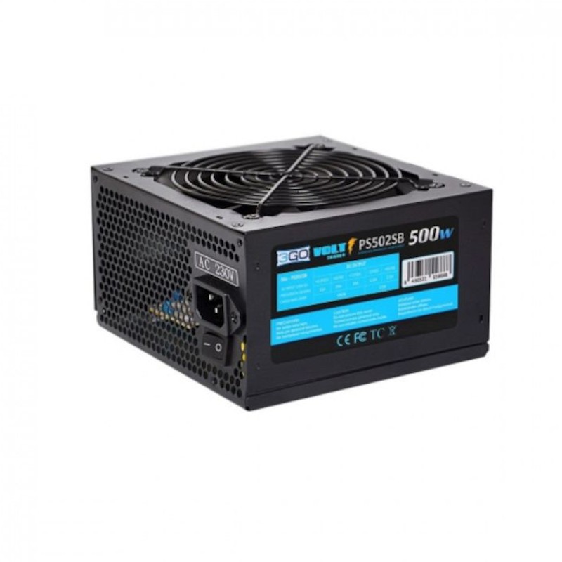 Fonte de alimentação 3GO PS502SB 500W Preto - Item