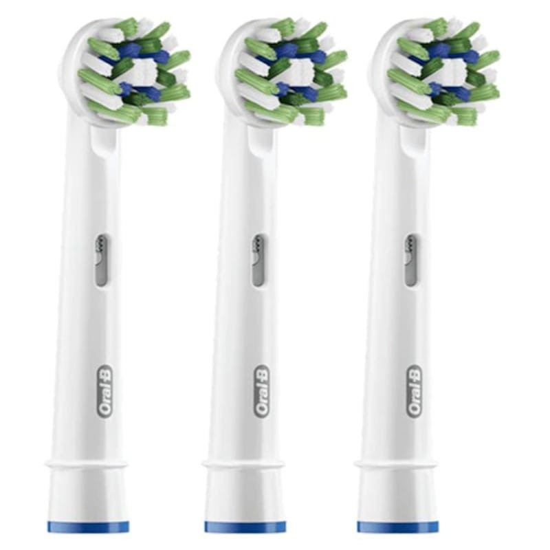 3 x têtes de rechange Braun Oral-B CrossAction Blanc - Ítem