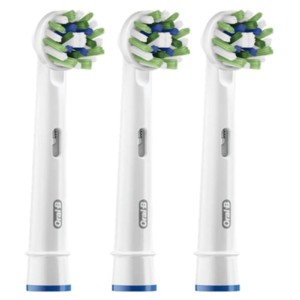 3 x cabeças de substituição Braun Oral-B CrossAction branco