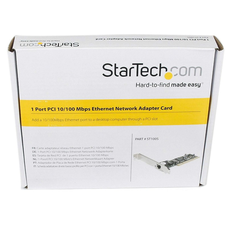 Tarjeta de red Startech NIC PCI Ethernet 10/100