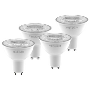 Pack x4 Yeelight Smart Bulb GU10 W1 LED Dimmer - Ampoule Intelligente