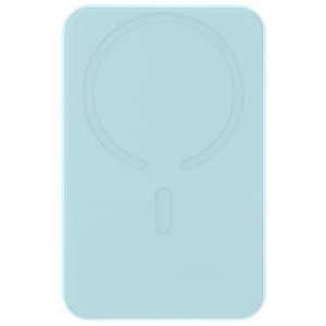 Baseus Power Bank Mini 5000mAh Azul compatível com MagSafe - Carregamento rápido de 20W e cabo C incluído