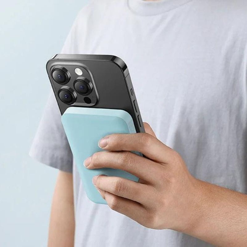 Baseus Power Bank Mini 5000mAh Compatible MagSafe Bleu - Charge rapide 20W et câble C inclus - Ítem4