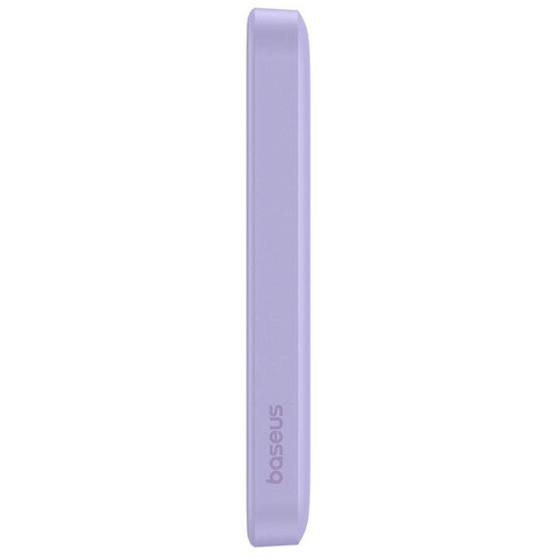 Baseus Power Bank Mini 5000mAh Roxo compatível com MagSafe - Carregamento rápido de 20W e cabo C incluído - Item1