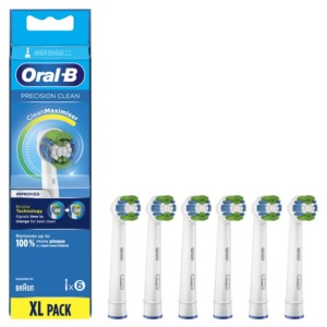 6 x recargas de cabeça de escova de limpeza de precisão Braun Oral-B